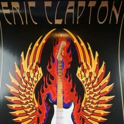 Eric Clapton - 2010 Stanley Mouse Poster US Tour Guitar Print