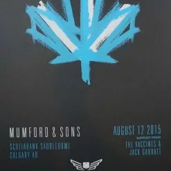 Sold Out Posters Mumford & Sons - 2015 Poster Calgary Alberta Scotiabank Arena
