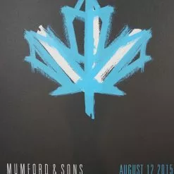 Sold Out Posters Mumford & Sons - 2015 Poster Calgary Alberta Scotiabank Arena