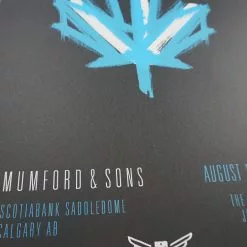 Sold Out Posters Mumford & Sons - 2015 Poster Calgary Alberta Scotiabank Arena