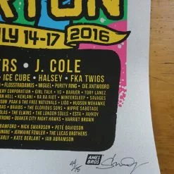 Gig Posters Pemberton Festival - 2016 Ames Brothers Poster VARIANT Pearl Jam