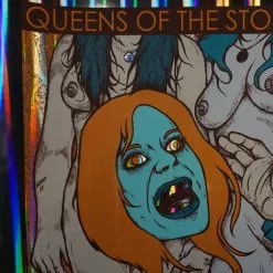 Queens Of The Stone Age - 2013 Jermaine Rogers Poster S/N Nashville FOIL