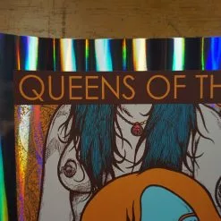 Queens Of The Stone Age - 2013 Jermaine Rogers Poster S/N Nashville FOIL