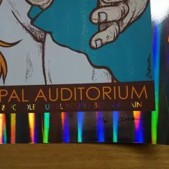 Queens Of The Stone Age - 2013 Jermaine Rogers Poster S/N Nashville FOIL