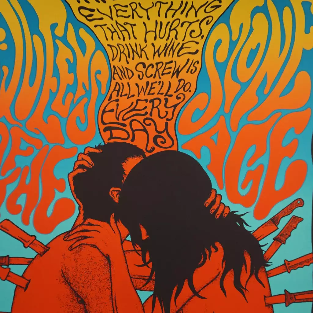 Queens Of The Stone Age - 2013 Jermaine Rogers Poster Indianapolis REGULAR ED 3 Queens Of The Stone Age - 2013 Jermaine Rogers Poster Indianapolis REGULAR ED