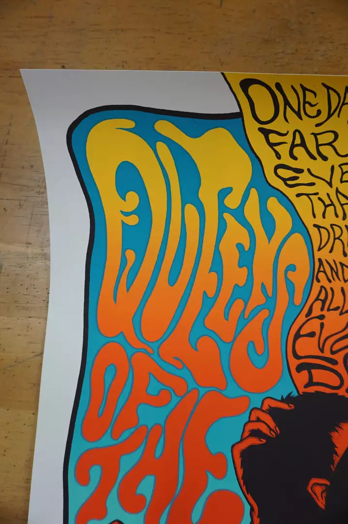 Queens Of The Stone Age - 2013 Jermaine Rogers Poster Indianapolis REGULAR ED 5 Queens Of The Stone Age - 2013 Jermaine Rogers Poster Indianapolis REGULAR ED