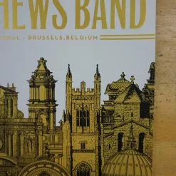 Gig Posters Dave Matthews Band - 2015 Nate Duval Poster Brussels DMB 12 Gig Posters Dave Matthews Band - 2015 Nate Duval Poster Brussels DMB