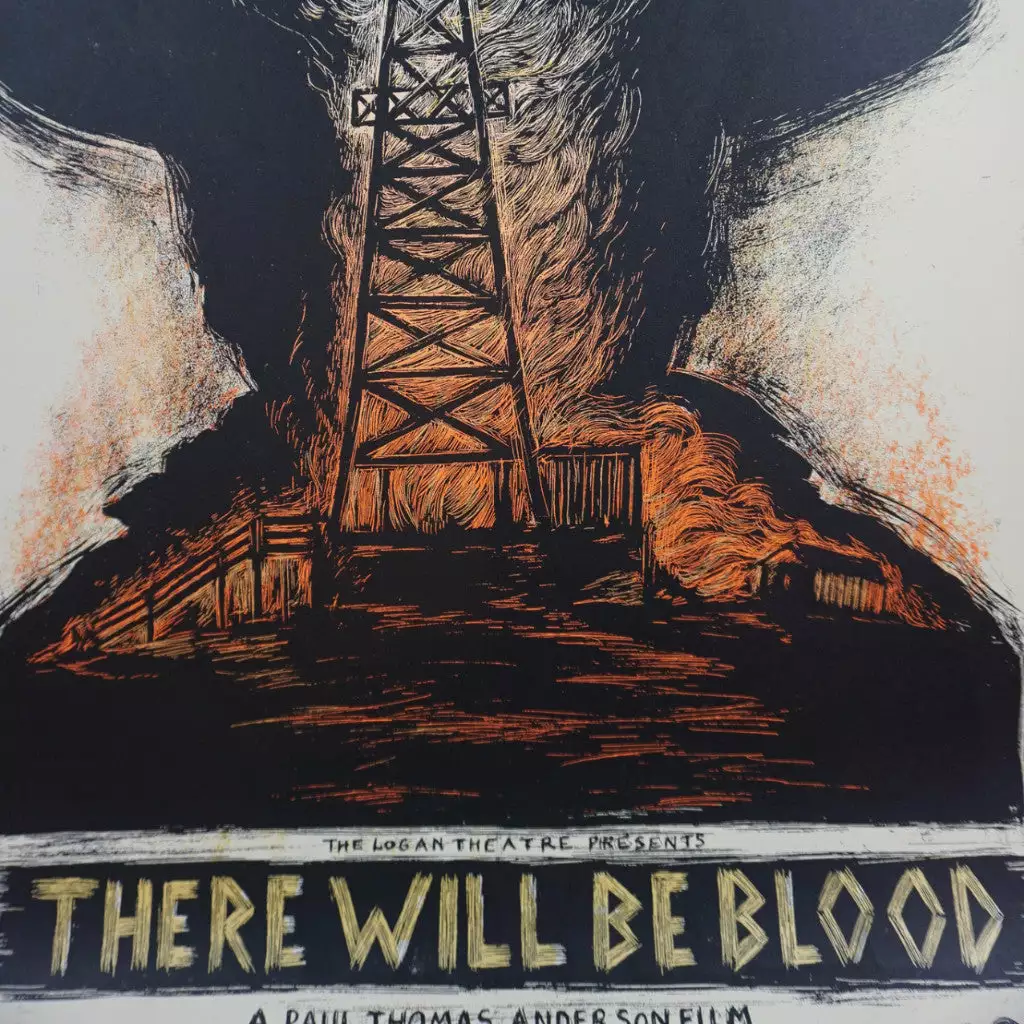 There Will Be Blood - 2015 Dan Grzeca Poster Cinema Movie 1st Edition Movie/TV Posters 4 There Will Be Blood - 2015 Dan Grzeca Poster Cinema Movie 1st Edition Movie/TV Posters
