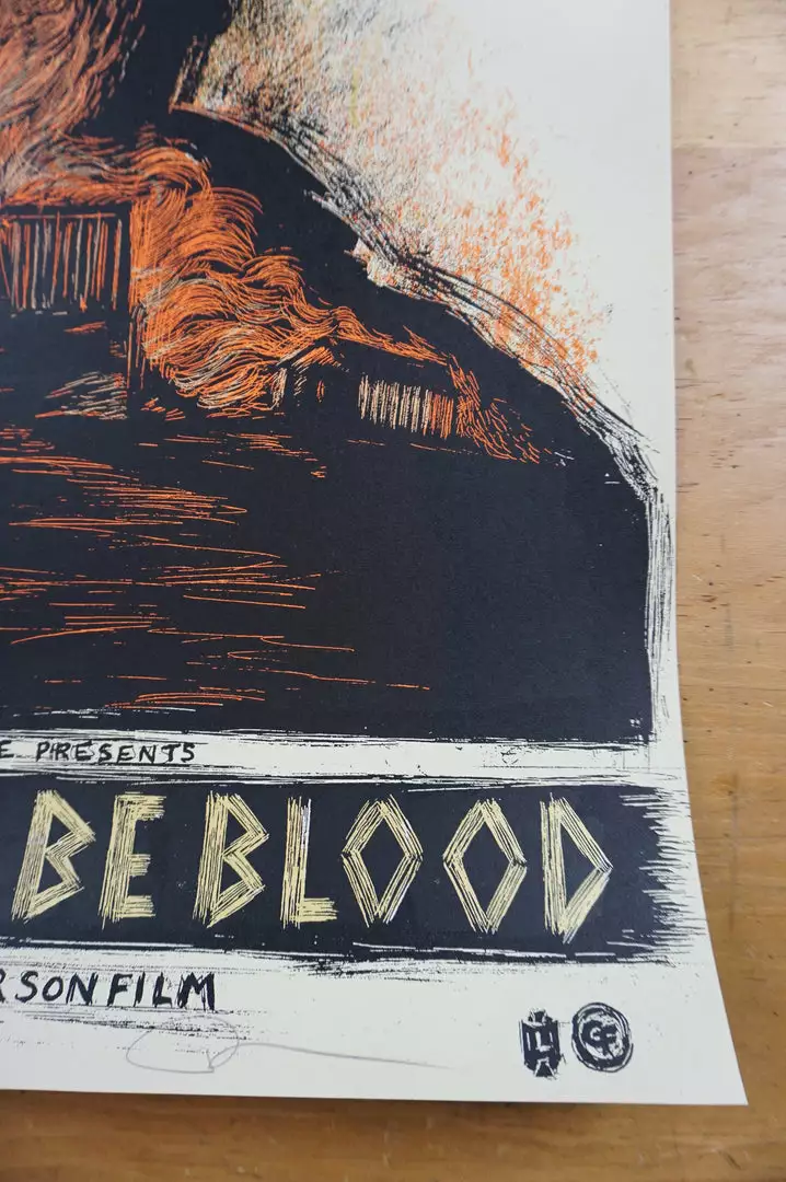 There Will Be Blood - 2015 Dan Grzeca Poster Cinema Movie 1st Edition Movie/TV Posters 8 There Will Be Blood - 2015 Dan Grzeca Poster Cinema Movie 1st Edition Movie/TV Posters