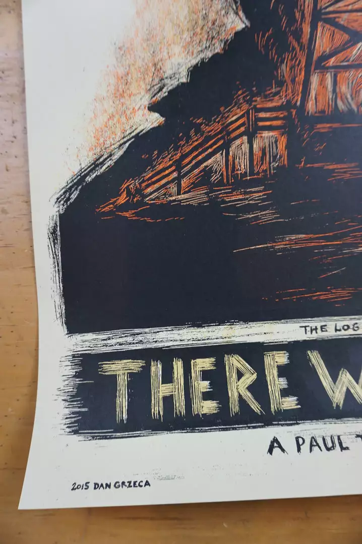 There Will Be Blood - 2015 Dan Grzeca Poster Cinema Movie 1st Edition Movie/TV Posters 9 There Will Be Blood - 2015 Dan Grzeca Poster Cinema Movie 1st Edition Movie/TV Posters