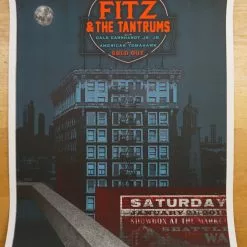 Fitz And The Tantrums - 2012 Jon Smith Poster Seattle Showbox Gig Posters