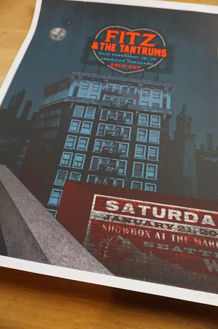 Fitz And The Tantrums - 2012 Jon Smith Poster Seattle Showbox Gig Posters 9 Fitz And The Tantrums - 2012 Jon Smith Poster Seattle Showbox Gig Posters