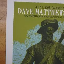 Dave Matthews Band - 2008 Methane Poster Raleigh Walnut Creek AP Gig Posters