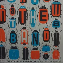 Dave Matthews Band - 2013 Methane Poster Saratoga Springs Bugs Gig Posters