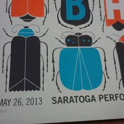 Dave Matthews Band - 2013 Methane Poster Saratoga Springs Bugs Gig Posters