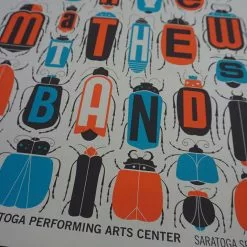 Dave Matthews Band - 2013 Methane Poster Saratoga Springs Bugs Gig Posters