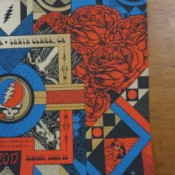 Grateful Dead - 2015 Status Serigraph Poster Fare Thee Well Santa Clara