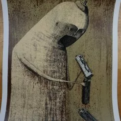 Hunger - 2015 Bisser Poster Street Art Screen Print 10 Hunger - 2015 Bisser Poster Street Art Screen Print