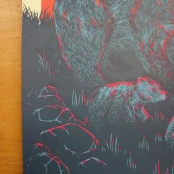 Ray LaMontagne - 2016 John Vogl Poster The Bungaloo Raleigh Red Hat Gig Posters