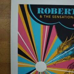 Robert Plant - 2016 John Vogl Poster Dallas, TX Moody Theater