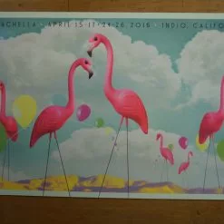 Coachella - 2016 Kii Arens Poster Indio California AP Signed