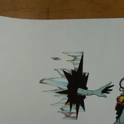 Art Prints Self Searching - 2015 Deih Poster Hand Finished Street Art