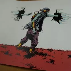 Art Prints Self Searching - 2015 Deih Poster Hand Finished Street Art