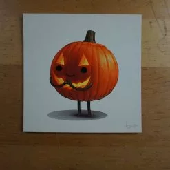 Art Prints Current Mood #3 - 2016 Mike Mitchell Poster Print Pumpkin