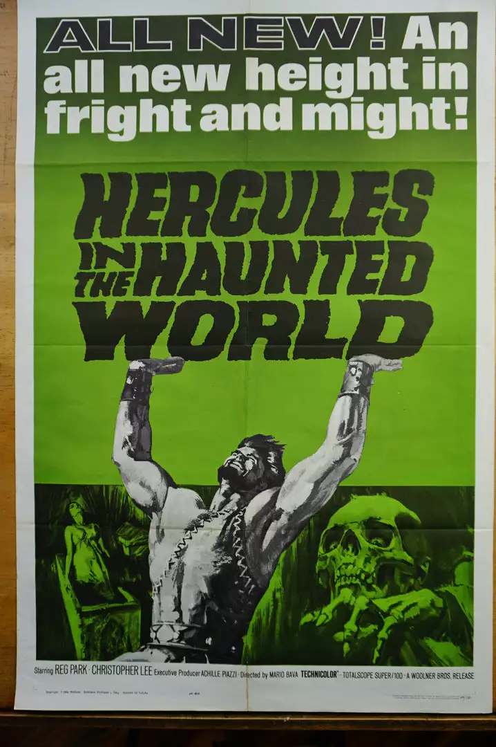 Sold Out Posters Movie/TV Posters Hercules In The Haunted World - 1962 Original One Sheet Poster Cinema 4 Sold Out Posters Movie/TV Posters Hercules In The Haunted World - 1962 Original One Sheet Poster Cinema