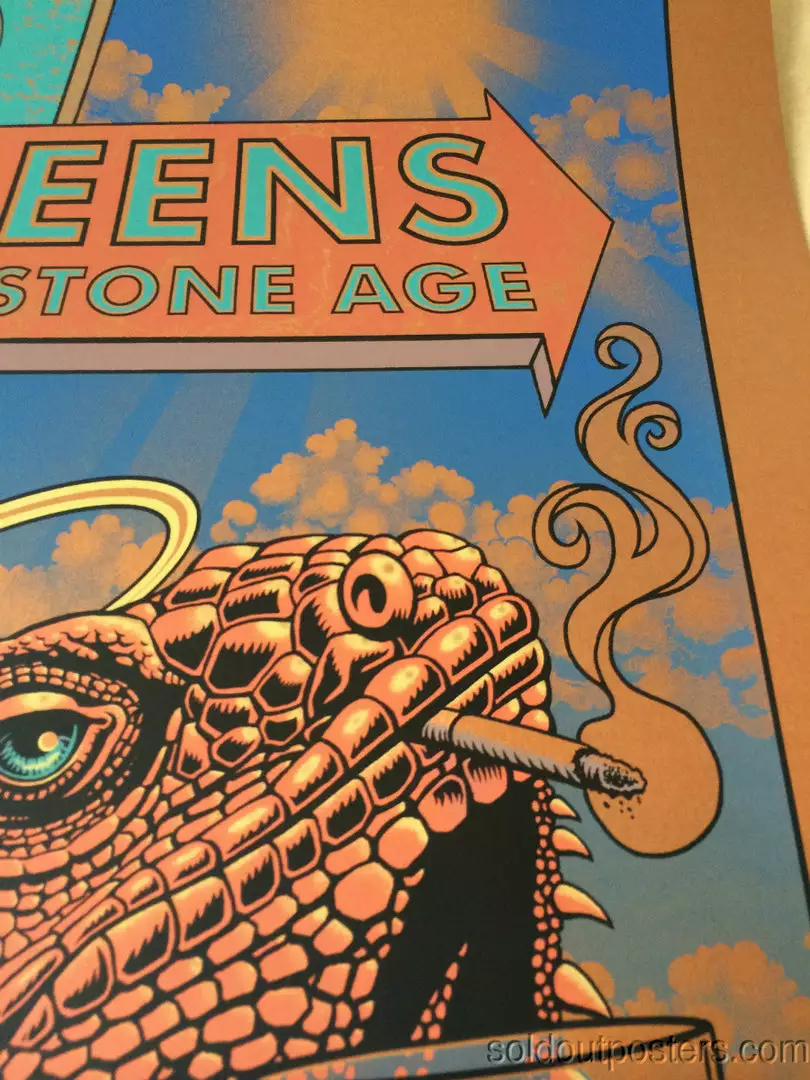 Queens Of The Stone Age Justin Hampton Poster Print QOTSA Portland, COPPER Ed 4 Queens Of The Stone Age Justin Hampton Poster Print QOTSA Portland, COPPER Ed