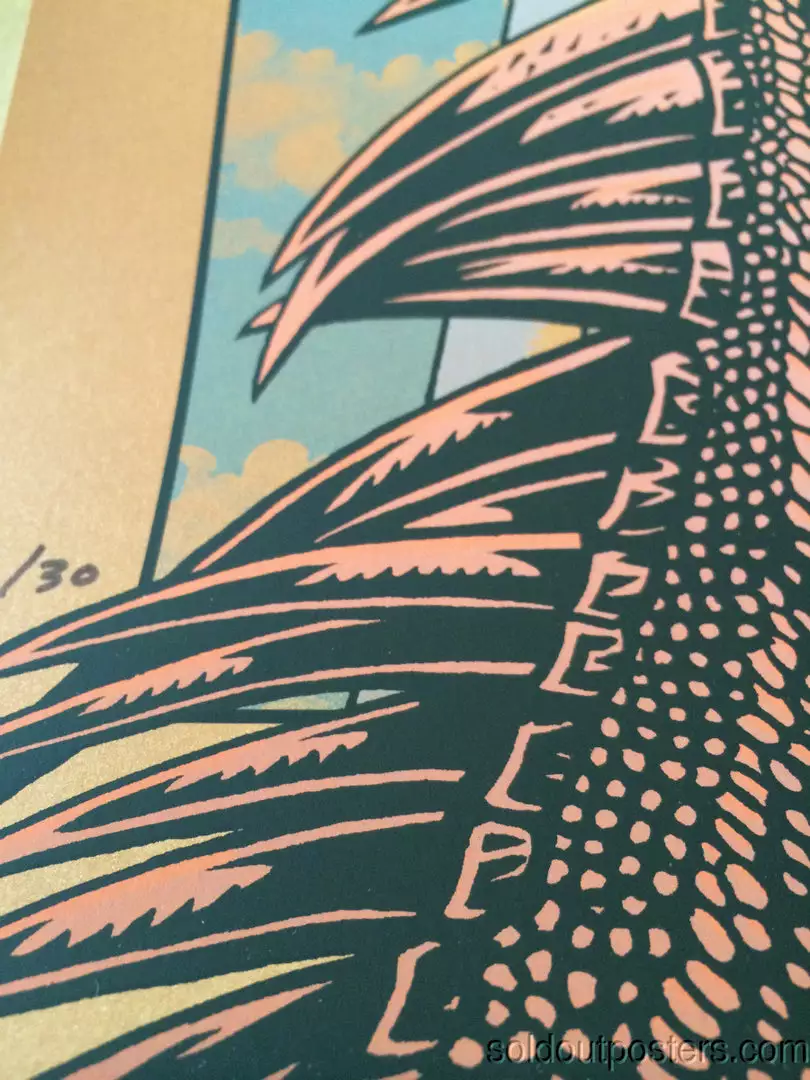 Queens Of The Stone Age Justin Hampton Poster Print QOTSA Portland, COPPER Ed 8 Queens Of The Stone Age Justin Hampton Poster Print QOTSA Portland, COPPER Ed