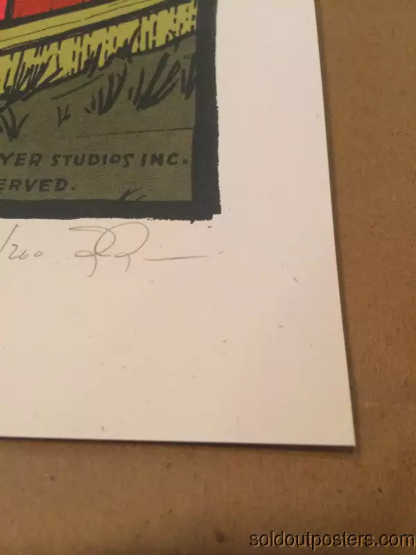 Red Dawn - 2014 Jay Ryan Movie Cinema Poster Print MONDO Hand SIGNED #"d 8 Red Dawn - 2014 Jay Ryan Movie Cinema Poster Print MONDO Hand SIGNED #"d