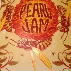 Pearl Jam - 2013 Munk One Poster Charlotte NC Time Warner Cable Arena Gig Posters
