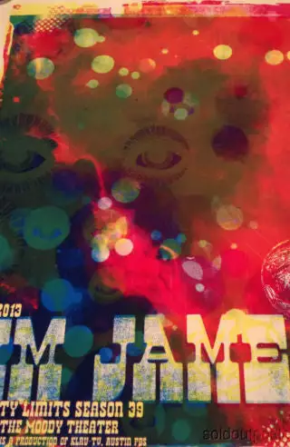 Jared Conner JIM JAMES - 2013 Jared Connor Poster Print Austin City Limits ACL Moody S/N 3 Jared Conner JIM JAMES - 2013 Jared Connor Poster Print Austin City Limits ACL Moody S/N