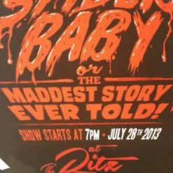 SPIDER BABY - 2013 Gary Pullin Poster Print Jack Hill Horror Film Sci-fi MONDO