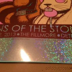 Queens Of The Stone Age - 2013 Jermaine Rogers Poster Detroit FOIL Fillmore 16 Queens Of The Stone Age - 2013 Jermaine Rogers Poster Detroit FOIL Fillmore