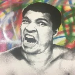 Legendary Ali - 2017 Mr. Brainwash Art Print Poster Muhummad, Cassius Clay, Boxi