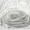 Art Prints The Enormous Crocodile - 2015 Zeb Love Original Sketch Drawing