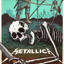Metallica - 2019 Dan Grissom Poster Vienna, Austria Gig Posters