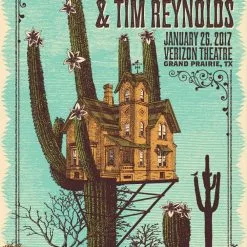 Gig Posters Dave Matthews And Tim - 2017 Status Serigraph Poster Grand Prairie