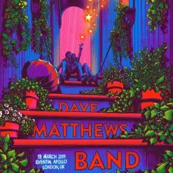 Gig Posters Dave Matthews - 2019 James Flames Poster London, GBR Eventim Apollo
