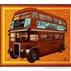 Eric Clapton - 2009 Chuck Sperry/Ron Donovan Firehouse Poster Royal Albert Hall Gig Posters