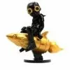 Sculptures/Toys Fly Boy On Rocket - 2017 Hebru Brantley BBC Black And Gold Flyboy Bait Complex C