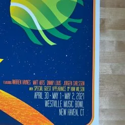 Gov't Mule - 2021 Mike Tallman Poster New Haven, CT Warren Haynes Gig Posters