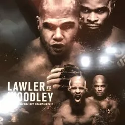 Sold Out Posters UFC 201 Poster Lawler Vs. Woodley, Johnson Vs. Reis