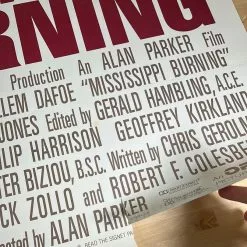 Sold Out Posters Mississippi Burning - 1988 One Sheet Movie Poster Original Vintage 27x40 Movie/TV Posters