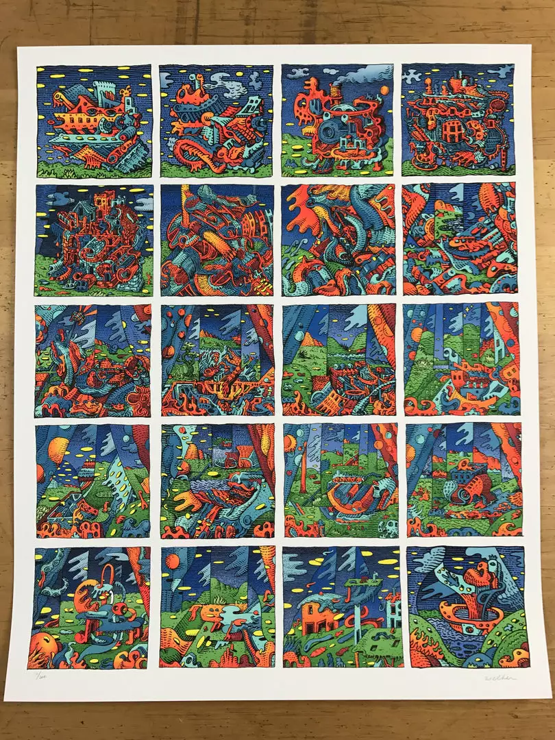 Sentient Factory - 2016 David Welker Poster, New York, Art 4 Sentient Factory - 2016 David Welker Poster, New York, Art