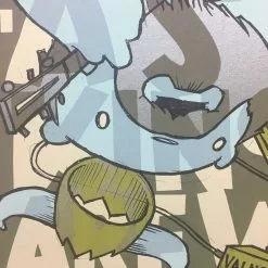 PRF BBQ Rocketfest - 2010 Jay Ryan Poster Chicago, IL T.h.ink Art Gallery