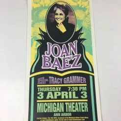 Joan Boaz - 2003 Mark Arminski Poster Ann Arbor, MI Michigan Theatre Gig Posters