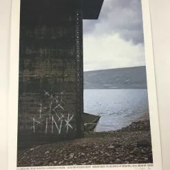 The Big Pink - 2010 Dan MacAdam Crosshair Poster Chicago, IL Lincoln Hall